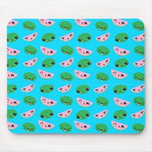 Melonen Hintergrund Mousepad (Vorne)