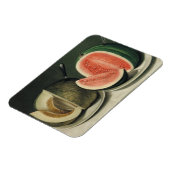 "Melonen" Kunstmagnet Magnet (Linke Seite)