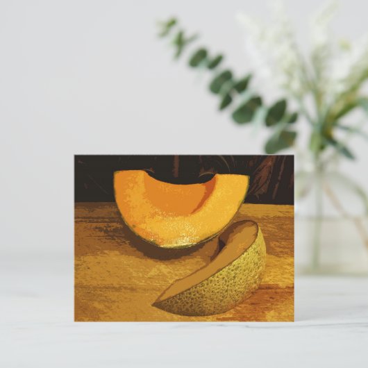 Melonen Postkarte (Stehend Vorderseite)