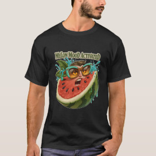Melonen-Stimmung Aktiviert Lustiges Wassermelonen- T-Shirt