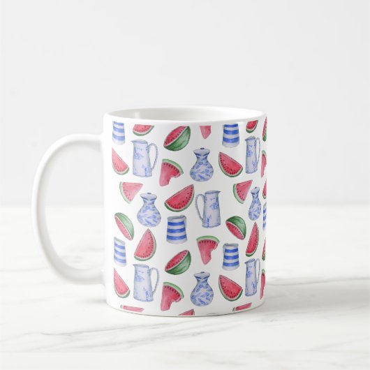 Melonen u. Krug-Tassen Kaffeetasse (Links)