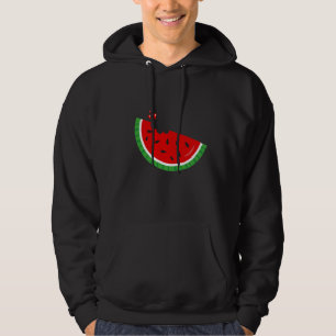 Melonenbiss Sommer Wassermelone Frucht Melonenkern Hoodie