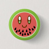 Melonface Luvs, das Sie knöpfen Button (Vorderseite)