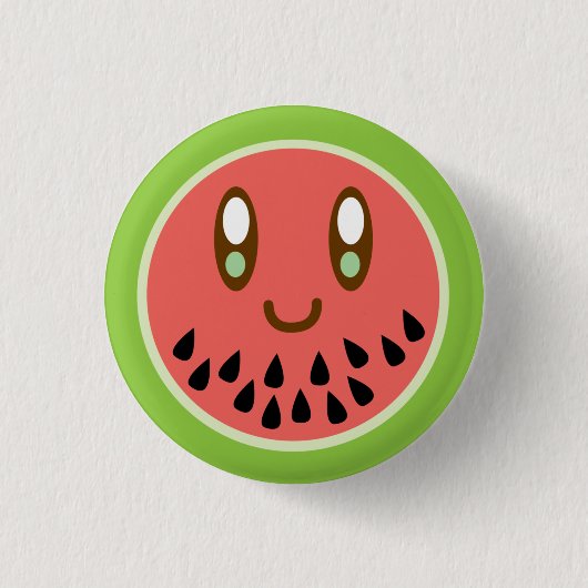 Melonface Luvs, das Sie knöpfen Button (Vorderseite)