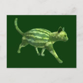 Melons Cat National Watermelon Day Postkarte (Vorderseite)