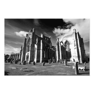 Melrose Abbey, Foto-Druck in Schottland Fotodruck