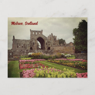 Melrose Abbey Postkarte, Schottland Postkarte