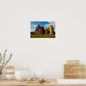 Melrose Abbey, Schottland Poster (Küche)