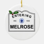 Melrose MA Keramikornament (Hinten)