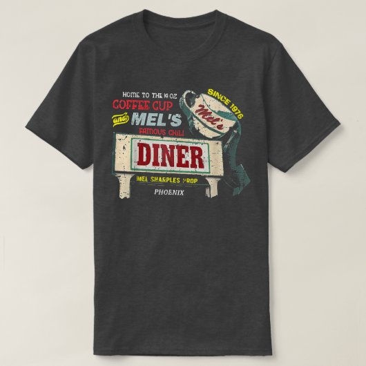 Mel's Diner von Alice in Not T-Shirt (Design vorne)