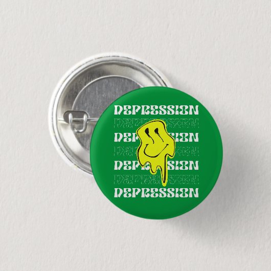 MELT_Depression_Green-Button Button (Vorne & Hinten)