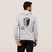 Melt  dice hoodie (Schwarz voll)