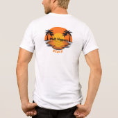 Melt Happens – Sunset Beach Vibes Design Tri-Blend Shirt (Rückseite)