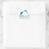 MELT-METHODENAUFkleber Runder Aufkleber (Tasche)