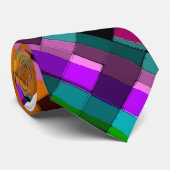 Meltdown-Abstrakt Krawatte (Gerollt)