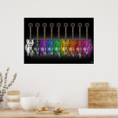 Meltdown Gitarrenposter insgesamt Poster (Küche)