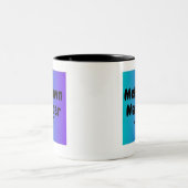 Meltdown Manager-Mama-Tasse Zweifarbige Tasse (Mittel)