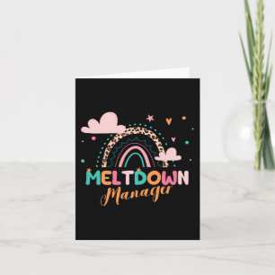 Meltdown-Manager nach Schultag-Betreuer Chi Karte