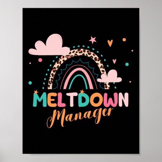 Meltdown-Manager nach Schultag-Betreuer Chi Poster (Vorne)