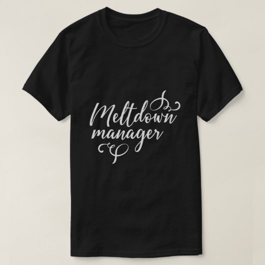 Meltdown-Manager T-Shirt (Design vorne)
