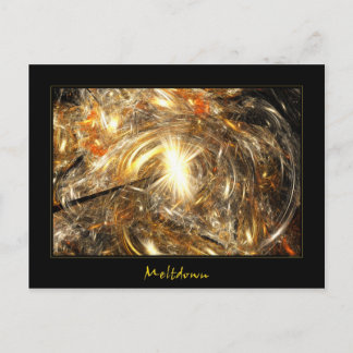Meltdown Postkarte