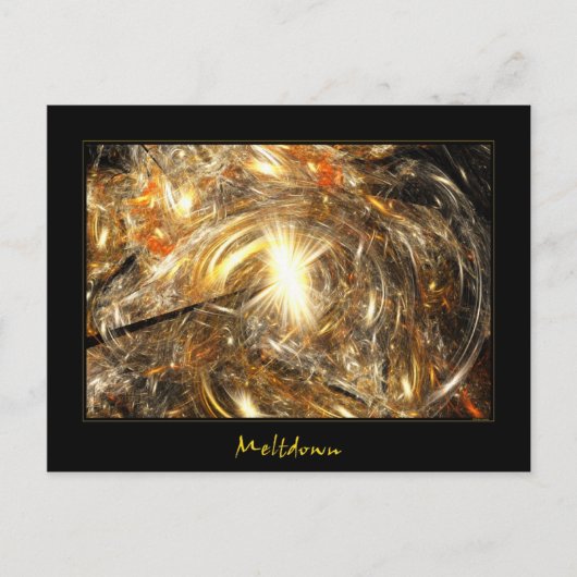 Meltdown Postkarte (Vorderseite)