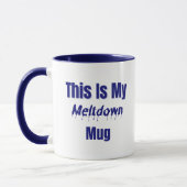 Meltdown-Tasse - Funny Burnout-Geschenk Tasse (Links)