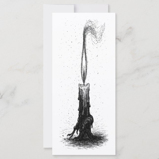 Melted Candle • Haunted Ink Flame (Vorderseite)