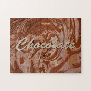 Melted Chocolate Texture Puzzle