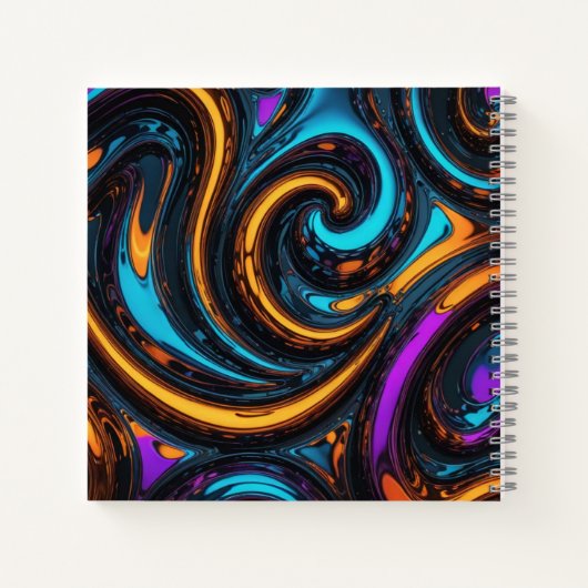 Melted Chrome Notizblock (Rückseite)