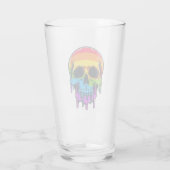 Melthing Rainbow Skull Glas (Rückseite)