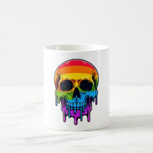 Melthing Rainbow Skull Verwandlungstasse