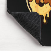 Melting 67 Dessert Style Ice Cream Drip Number Art Mousepad (Ecke)