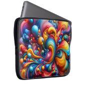 Melting Abstract Colors Laptopschutzhülle (Vorne Rechts)