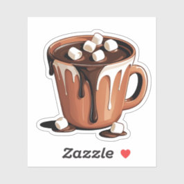 Melting Chocolate Volcano Fantasy sticker