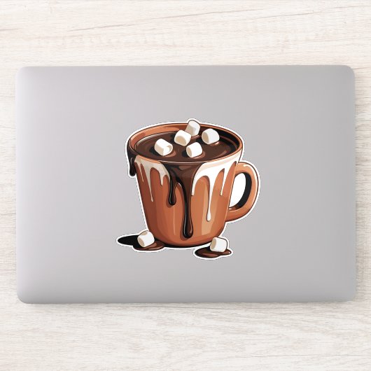 Melting Chocolate Volcano Fantasy sticker (Computer)
