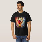Melting Clock Heart Mens Tshirt (Vorne ganz)