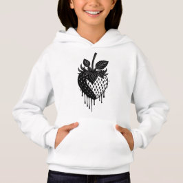 Melting Drip Strawberry Artwork Hoodie