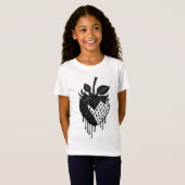 Melting Drip Strawberry Artwork T-Shirt (Vorne ganz)