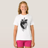 Melting Drip Strawberry Artwork T-Shirt (Vorne ganz)