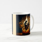 Melting Flamenco Dancer Kaffeetasse (VorderseiteRechts)
