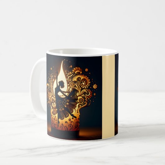 Melting Flamenco Dancer Kaffeetasse (Vorderseite Links)