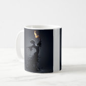 Melting Flamenco Dancer Kaffeetasse (Vorderseite Links)