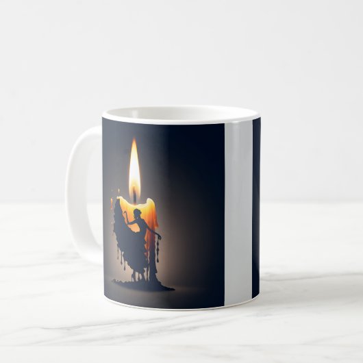 Melting Flamenco Dancer Kaffeetasse (Vorderseite Links)