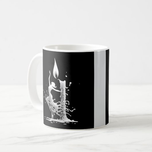 Melting Flamenco Dancer Kaffeetasse (Vorderseite Links)