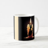 Melting Flamenco Dancer Kaffeetasse (VorderseiteRechts)