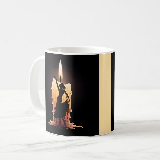 Melting Flamenco Dancer Kaffeetasse (Vorderseite Links)