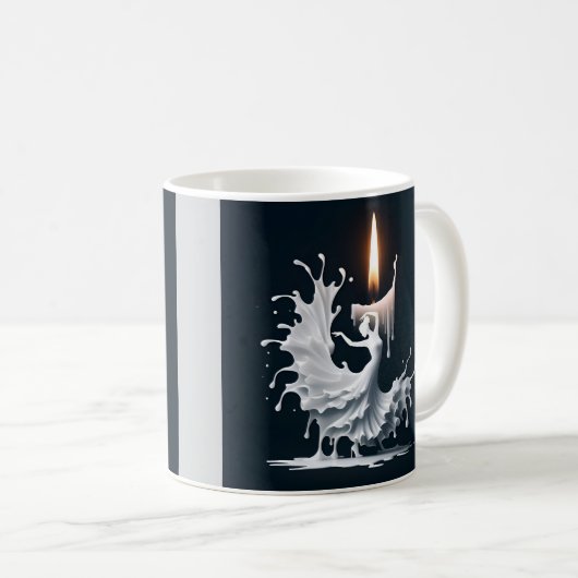 Melting Flamenco Dancer Kaffeetasse (VorderseiteRechts)