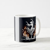 Melting Flamenco Dancer Kaffeetasse (VorderseiteRechts)
