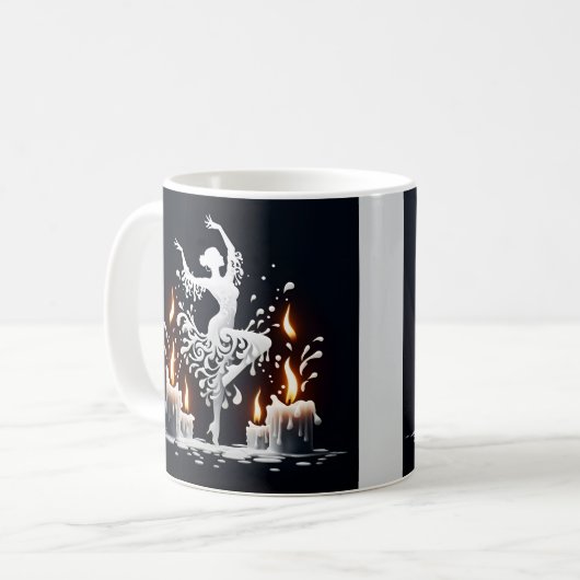 Melting Flamenco Dancer Kaffeetasse (Vorderseite Links)